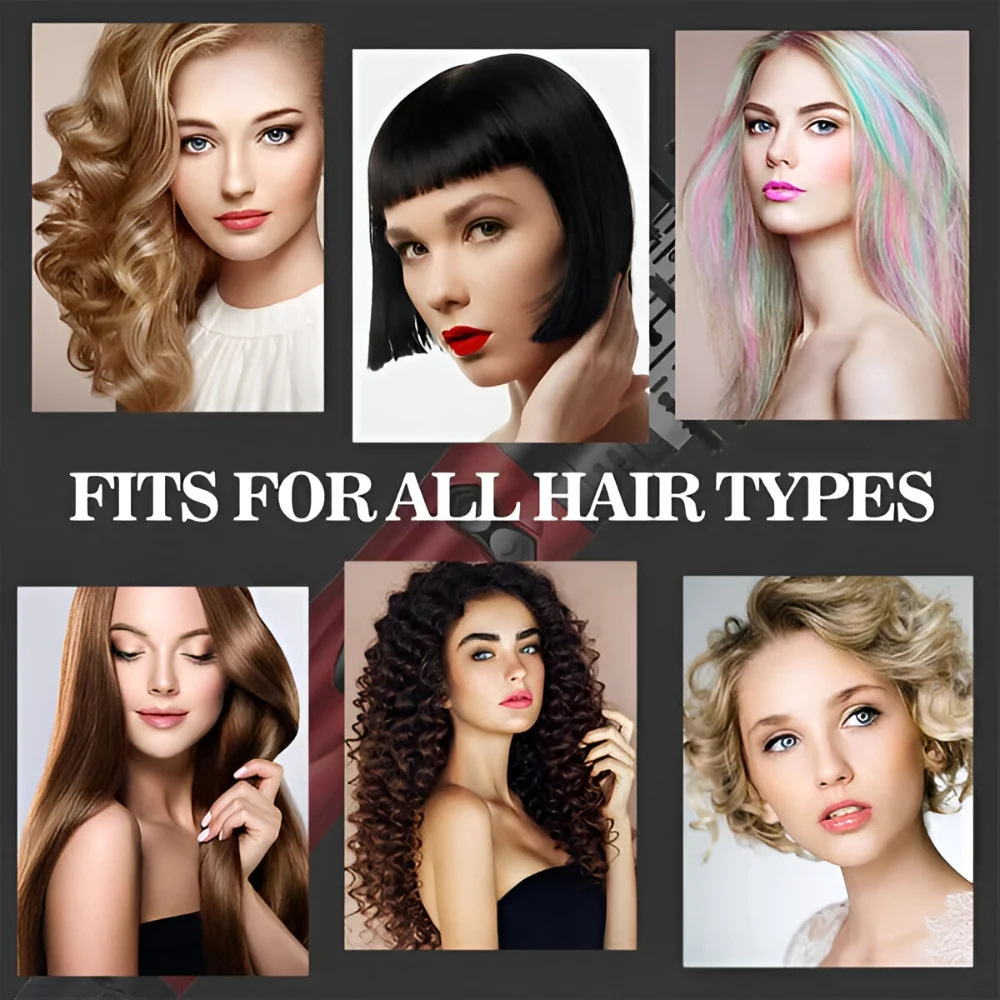 Hair Styler Dryer Brush Hot Air Curling Comb - Image 2